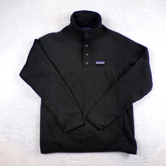Patagonia Better Sweater Fleece Jacket Women's Size L Black Marsupial RN#51884 - Picture 10 of 11